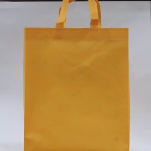 Golden Yellow Non Woven Box Bag