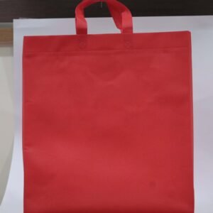 Red Non Woven Box Bag