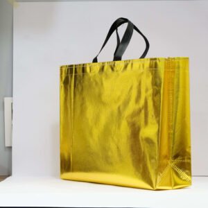 Gold BOPP Metallic Box Bag