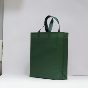 Bottle Green Laminated BOPP Box Bag