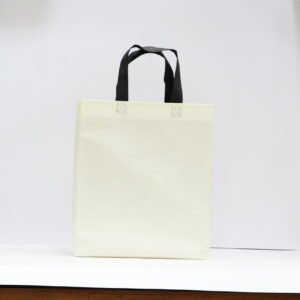 Bright Ivory Laminated BOPP Box Bag