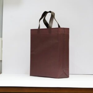 Brown Laminated BOPP Box Bag