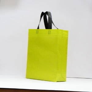 Parrot Green Laminated BOPP Box Bag