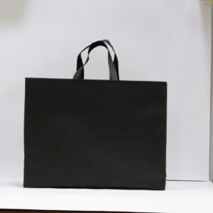 Black Laminated BOPP Box Bag