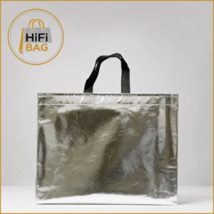 Royal Blue Laminated BOPP Box Bag